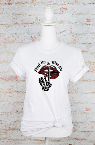 Shup Up and Kiss Me Graphic Tee Plus