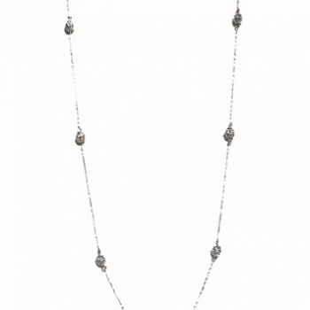 Rhinestone Orb Necklace