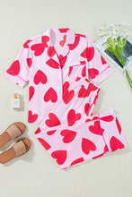 Classic Heart Valentines Pajama Set