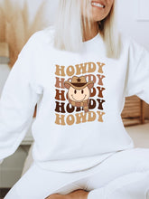 Stacked Howdy Cowboy Smile Sweatshirt