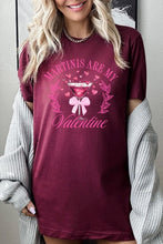 Martinis Are My Valentine Graphic Tee