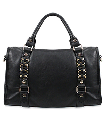 Lorraine Metal Trimmed Satchel