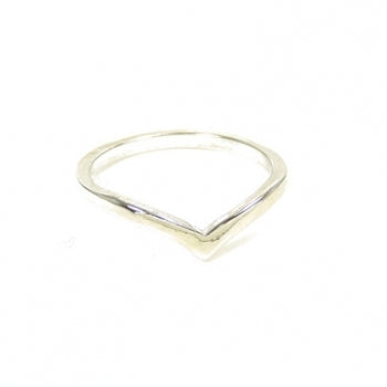 Chevron Midi Ring